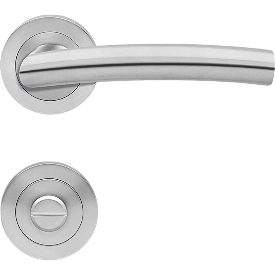 Karcher Türgriff-Garnitur Madrid ER56 Edelstahl Matt Türklinke – Bild 4