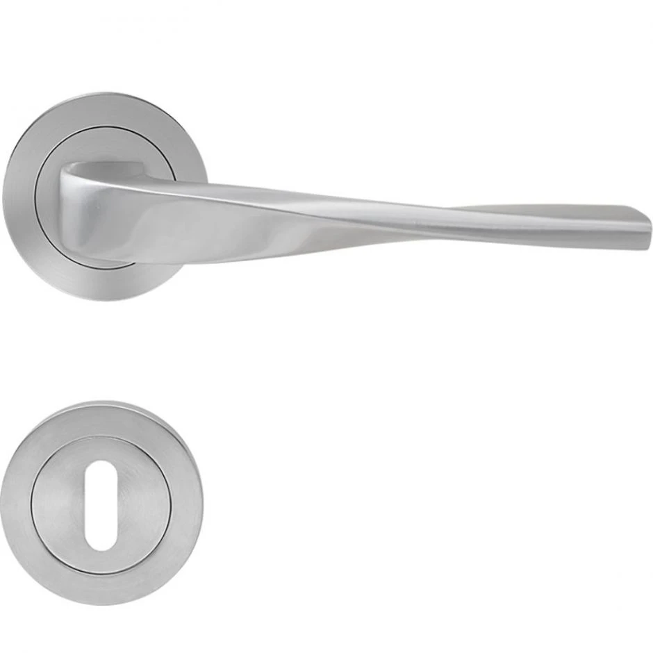 Karcher Türgriff-Garnitur Nevada ER88 Edelstahl Matt Türklinke – Bild 2