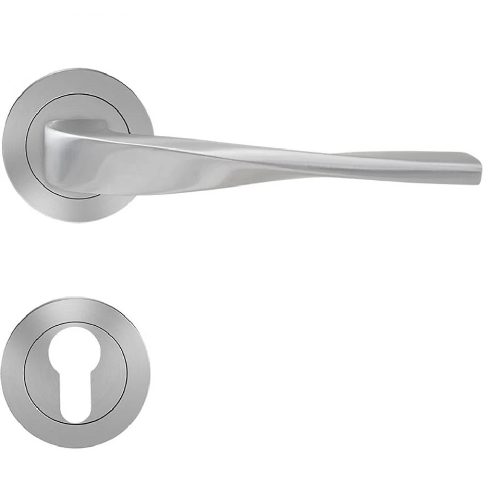 Karcher Türgriff-Garnitur Nevada ER88 Edelstahl Matt Türklinke – Bild 3