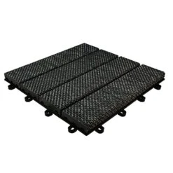 Florco Klickfliese Kunststoff Tex Anthrazit