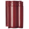 Erlus Designdachziegel Forma Maroon Edelengobiert