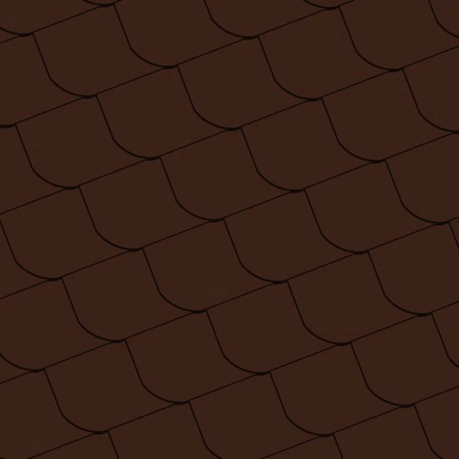 CEDRAL Fassadenplatte 20x20 Cm Glatt, Dunkelbraun â Bild 3