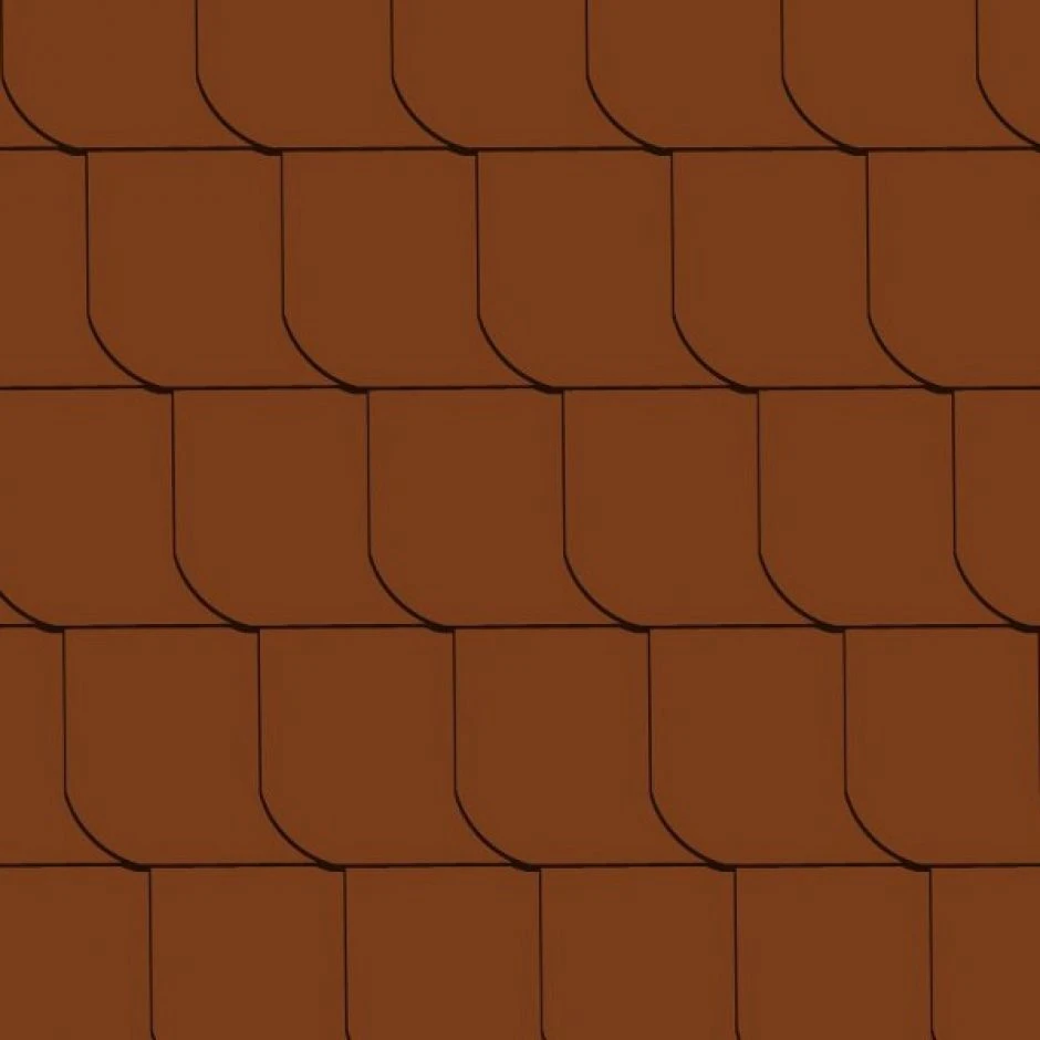 CEDRAL Fassadenplatte 20x20 Cm Glatt, Ziegelrot