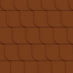 CEDRAL Dach- Und Fassadenplatte 30x30 Cm Glatt, Ziegelrot