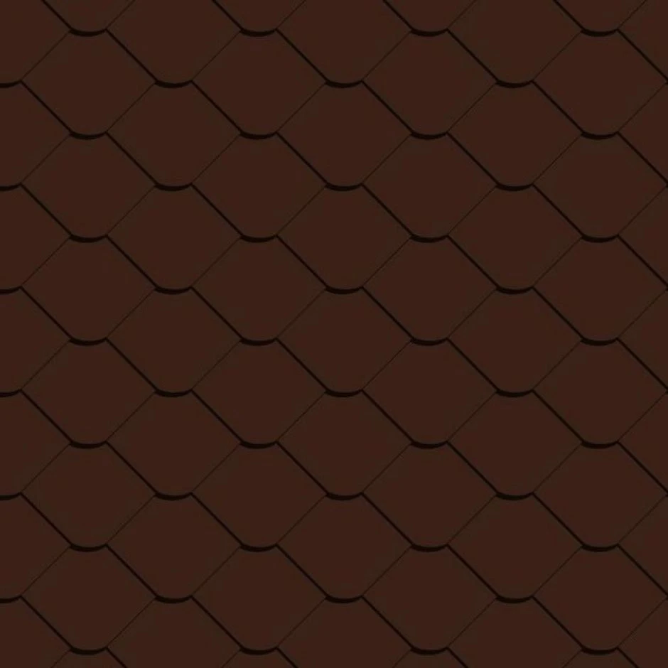 CEDRAL Fassadenplatte 20x20 Cm Glatt, Dunkelbraun â Bild 2