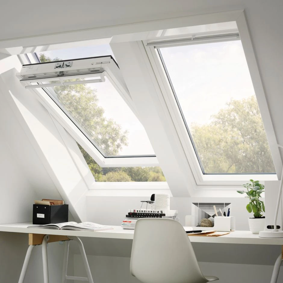 VELUX Dachfenster Komplettset GGU THERMO+EDZ+SSL Fenster