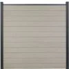 GroJa Solid Steckzaun Set Bi-Color Sand