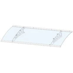 Gutta Pultvordach PT-ET Edelstahloptik Dach