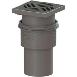 KESSEL Kellerablauf Auslauf Senkrecht 150x150 Mm Bodenablauf