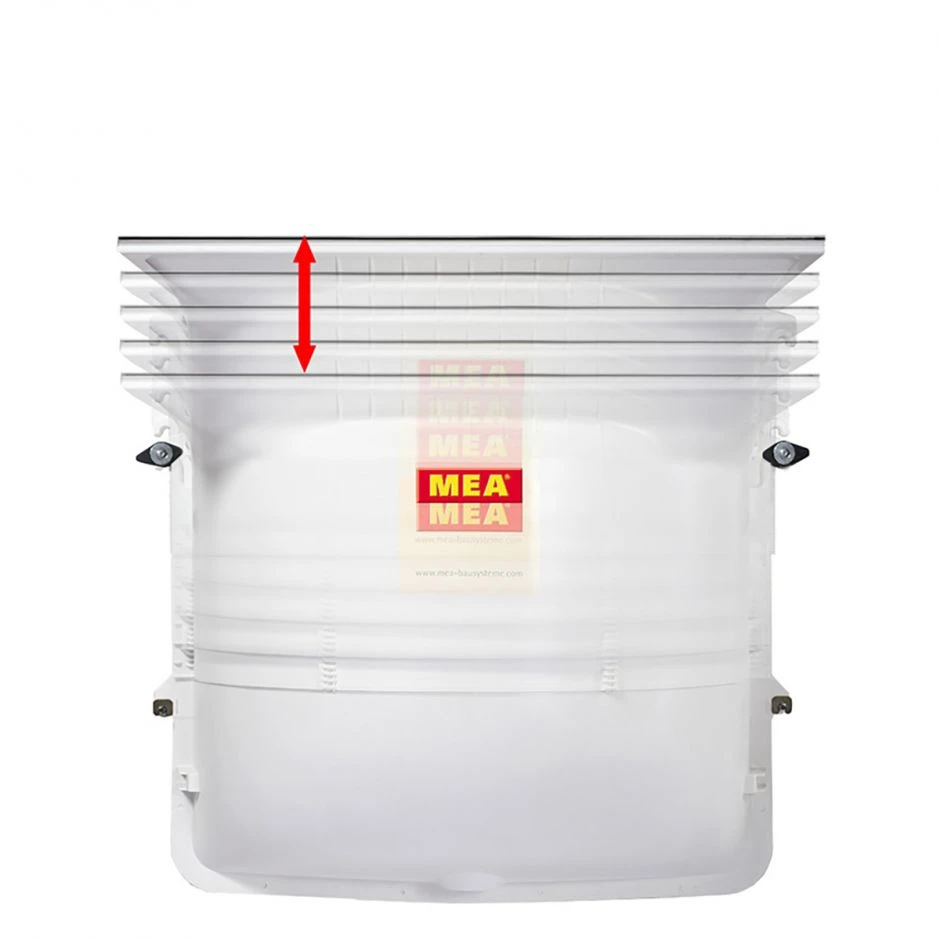 MEA Lichtschacht MEAMAX 1000x1000-1250 Mm