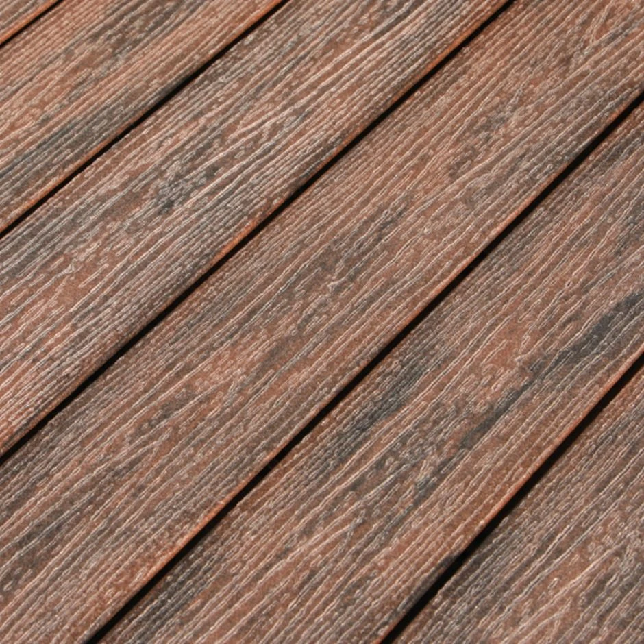 WPC-Terrassendiele 19x140mm DIE SOLIDE Braun Nuanciert Massiv â Bild 2