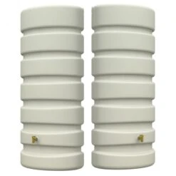 Classico Gartentank-Set 1300 L, Sandbeige Regenwassertank