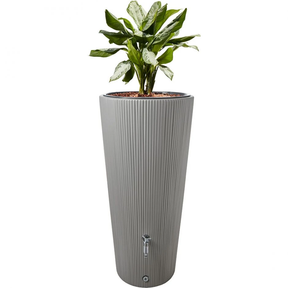 GRAF Garantia Regentonne Linus 2in1 Zinkgrau Regenspeicher â Bild 3