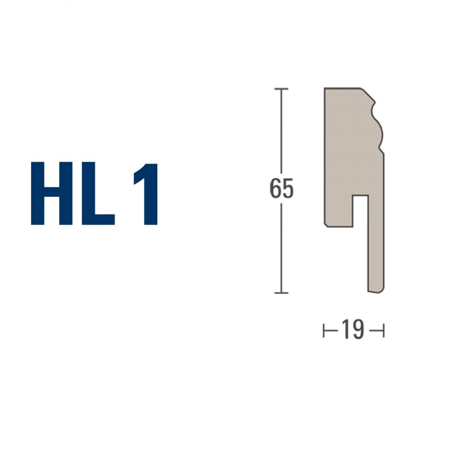 Parador Sockelleiste Uni Weiß D001 Fußleisten – Bild 2