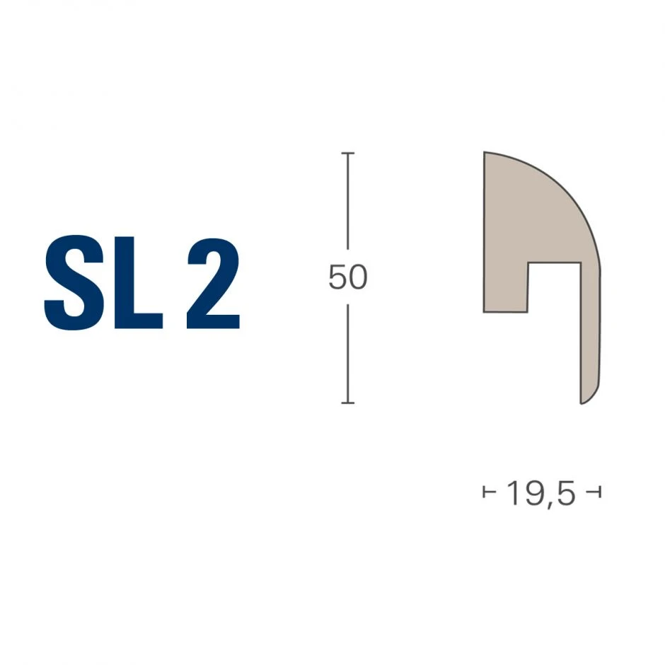 Parador Sockelleiste Uni Weiß D001 Fußleisten – Bild 5