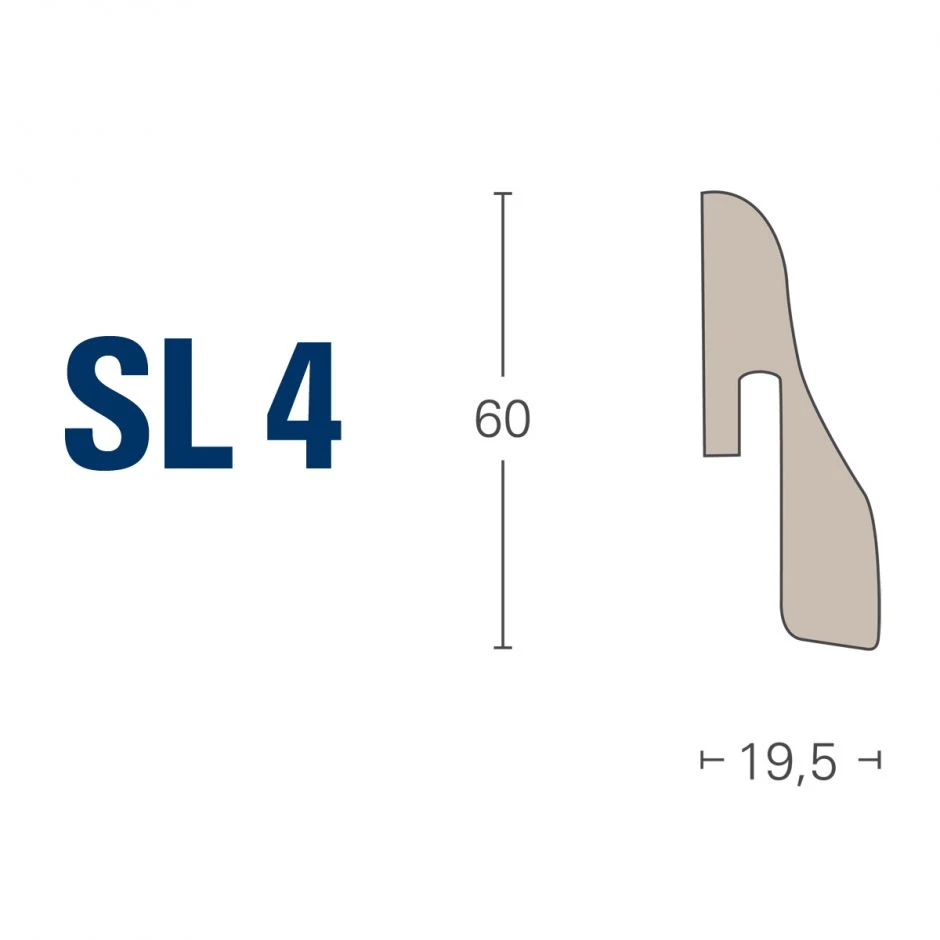 Parador Sockelleiste Uni Weiß D001 Fußleisten – Bild 7
