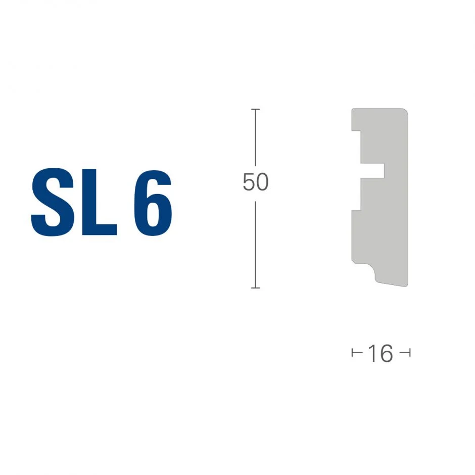 Parador Sockelleiste Uni Weiß D001 Fußleisten – Bild 8