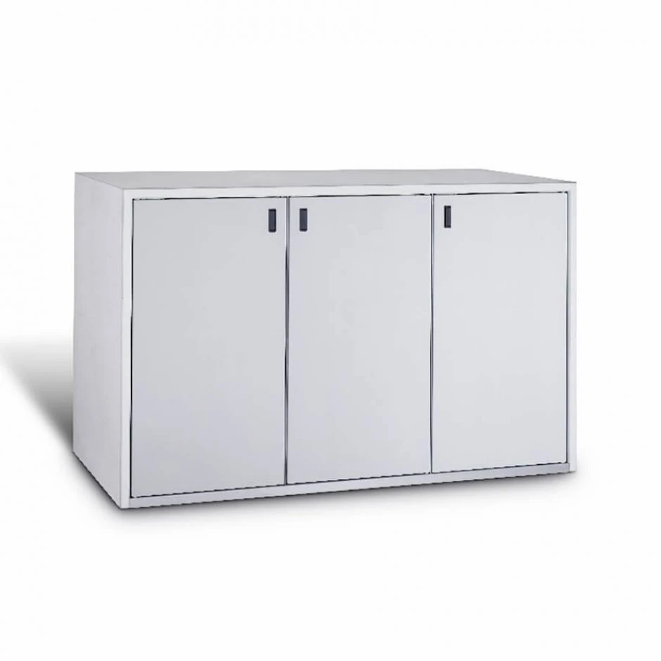 Paul Wolff Mülltonnenbox Einstiegsmodell Basis Weißaluminium 3er Box Mülltonnenverkleidung