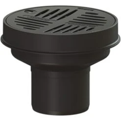 KESSEL Hofablauf Ecoguss DN100 Senkrecht B125 Rund