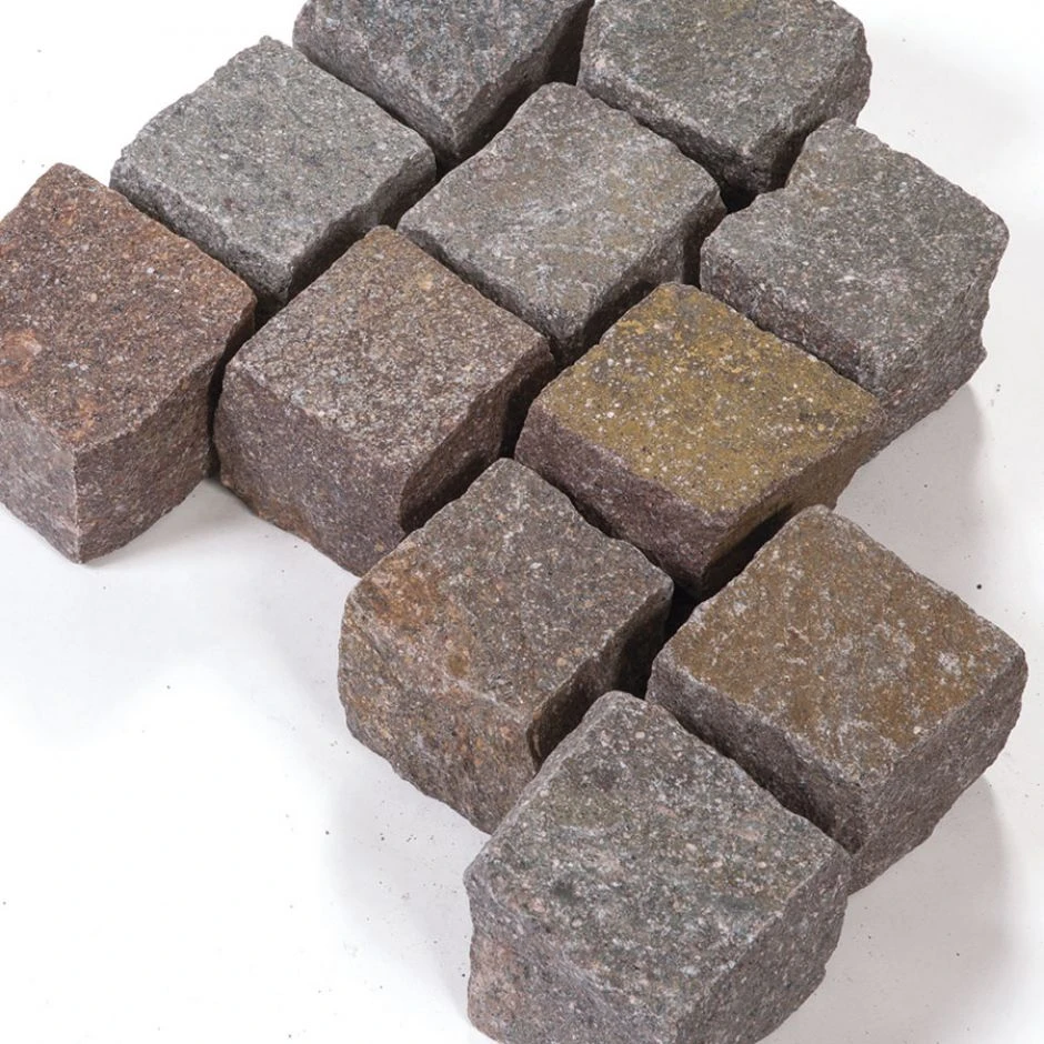 Seltra Natursteine Pflastersteine TRENTINO Porphyr Rot-braun