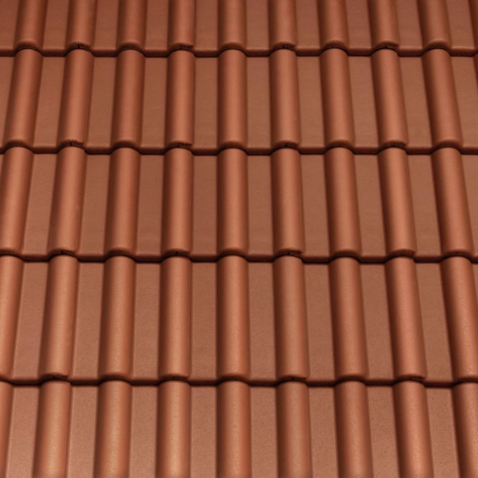 CREATON Dachstein Heidelberg Ziegelrot Betondachstein â Bild 2