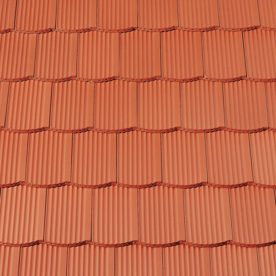 CREATON Strangfalzziegel Dachziegel Bienenziegel Naturrot â Bild 2