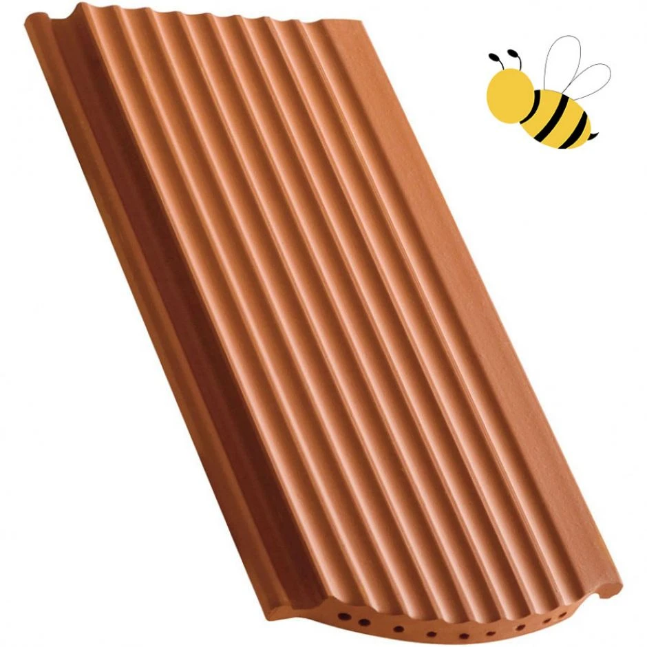 CREATON Strangfalzziegel Dachziegel Bienenziegel Naturrot