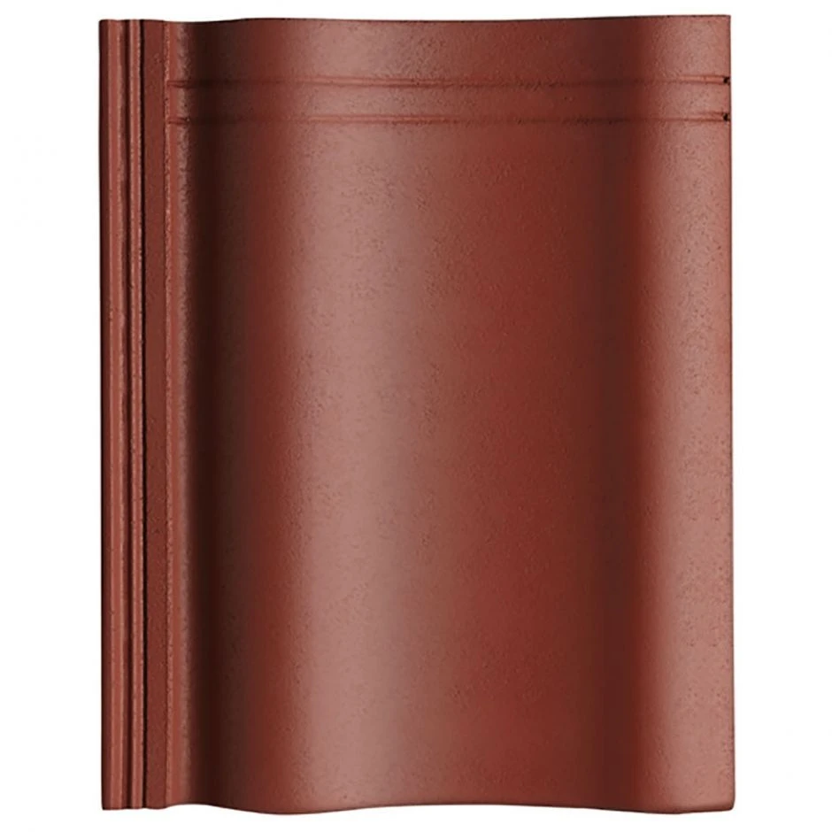 CREATON Dachstein Verona Planar Dunkelrot Betondachstein