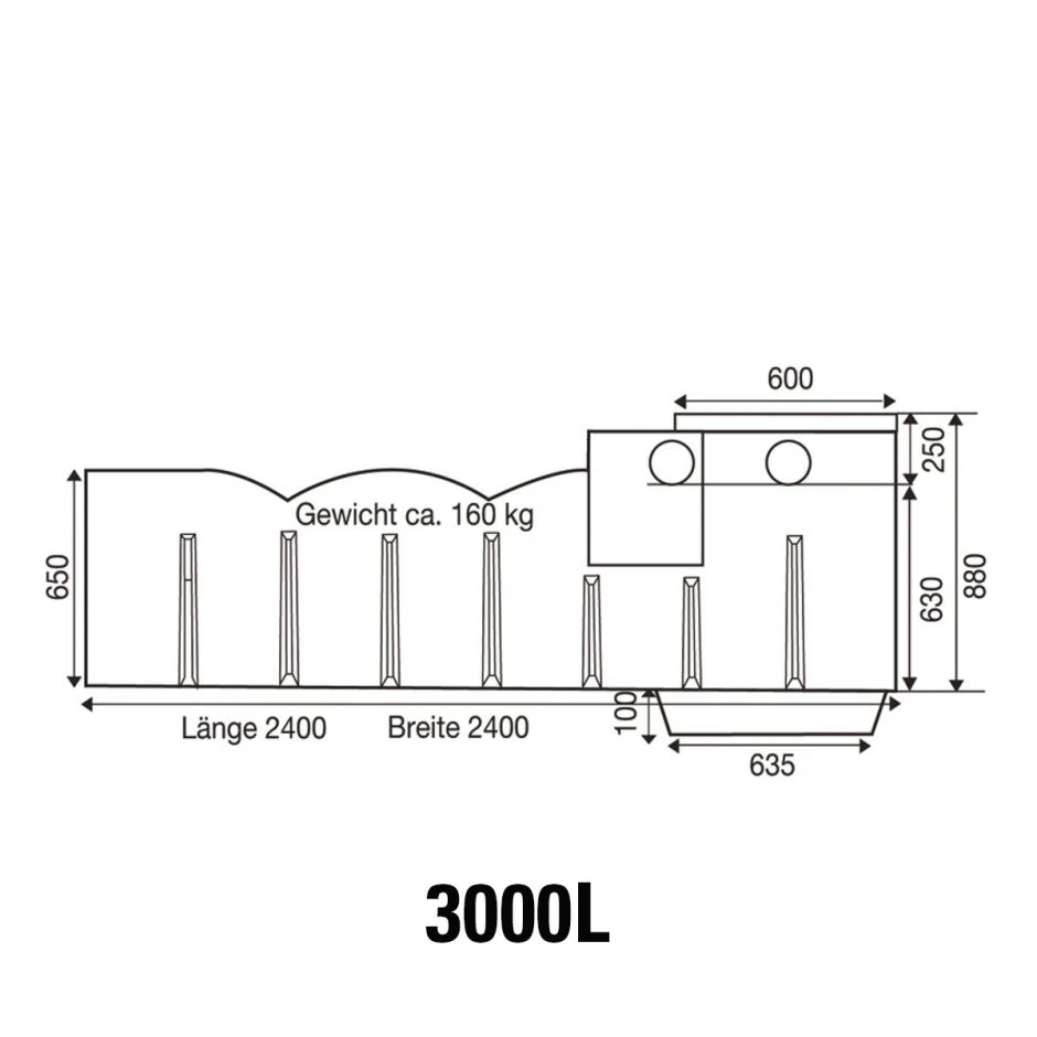 Rewatec Zisterne Flachtank F-Line – Bild 3