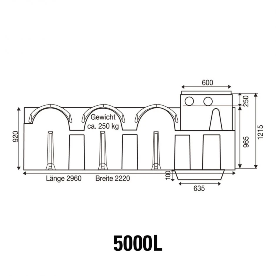 Rewatec Zisterne Flachtank F-Line – Bild 4