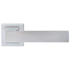 Griffwelt Türgriff-Garnitur Cremona Square Nickel Matt Türklinke