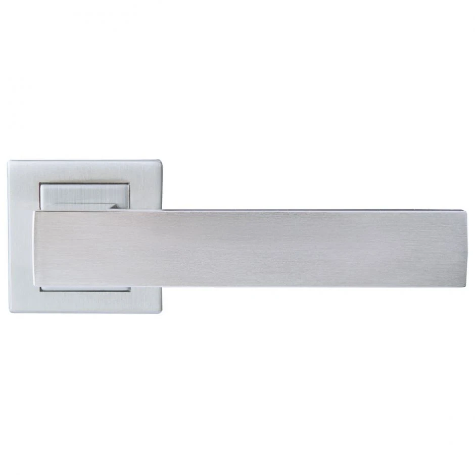 Griffwelt Türgriff-Garnitur Cremona Square Nickel Matt Türklinke