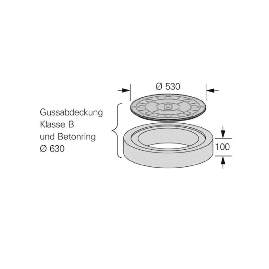Multi-Control Schachtabdeckung Aus Gusseisen