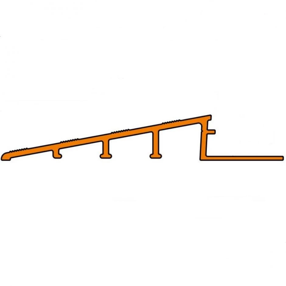 Schlüter-RENO RAMP AE Übergangsprofil Aluminium 12,5x65mm