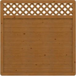 TraumGarten Sichtschutzzaun ARZAGO Holz Gitter Braun