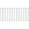 TraumGarten Gartenzaun LONGLIFE CLEO Kunststoffzaun Weiß