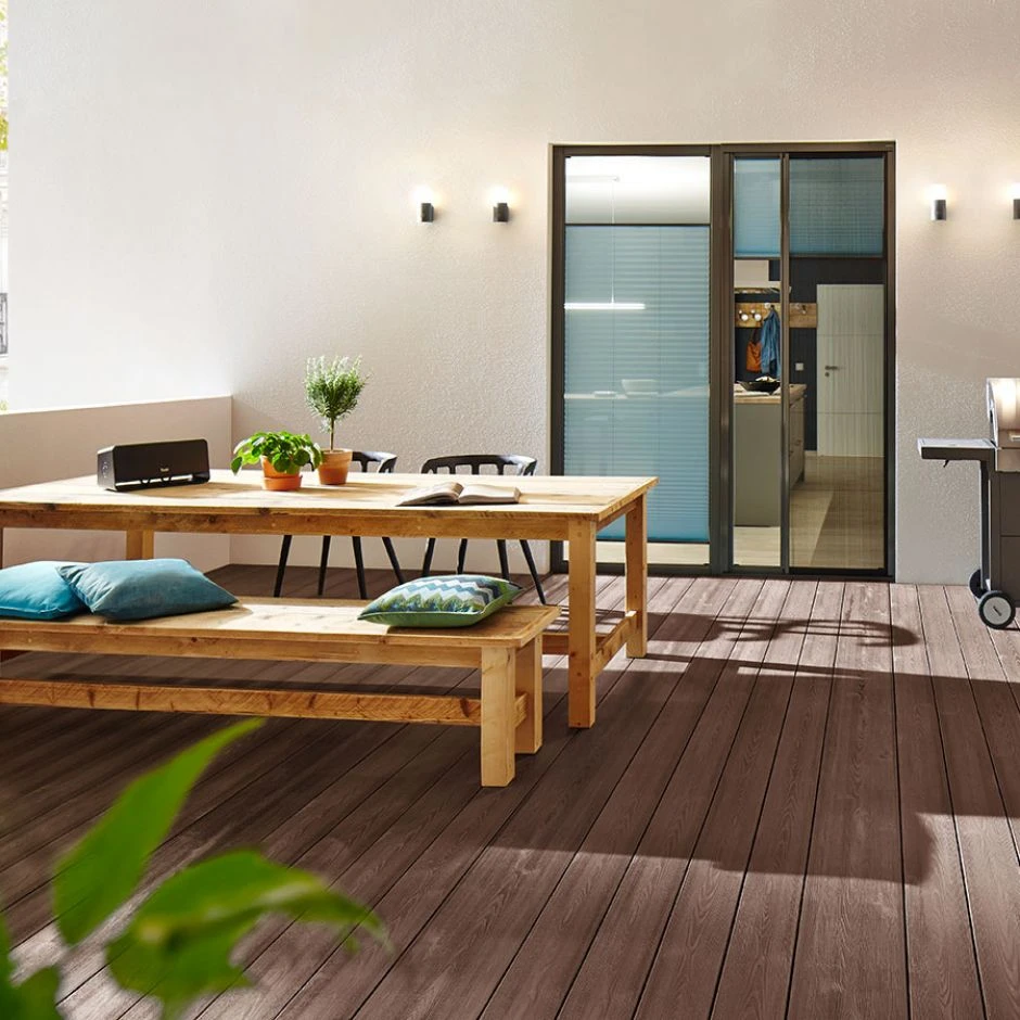 TraumGarten WPC Terrassendiele 23x146mm DreamDeck Plus Braun – Bild 6