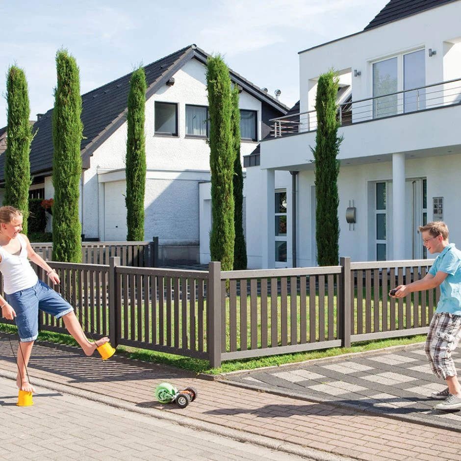 TraumGarten Gartenzaun WPC RAJA Anthrazit â Bild 2