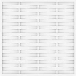 TraumGarten Sichtschutzzaun LONGLIFE ROMO Weiß