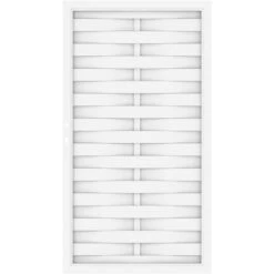 TraumGarten Sichtschutzzaun LONGLIFE ROMO Tor Mit Einsteckschloss Weiß