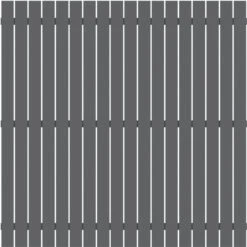 TraumGarten Sichtschutzzaun SQUADRA Alu Anthrazit