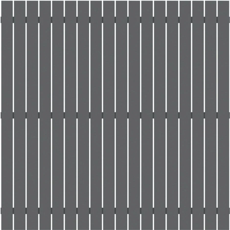 TraumGarten Sichtschutzzaun SQUADRA Alu Anthrazit