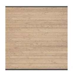 TraumGarten Sichtschutzzaun SYSTEM WPC CLASSIC Zaunfeld-Set Sand/Anthrazit