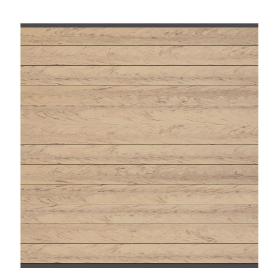 TraumGarten Sichtschutzzaun SYSTEM WPC CLASSIC Zaunfeld-Set Sand/Anthrazit