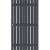 TraumGarten Alu-Tor Sichtschutzzaun SQUADRA Anthrazit