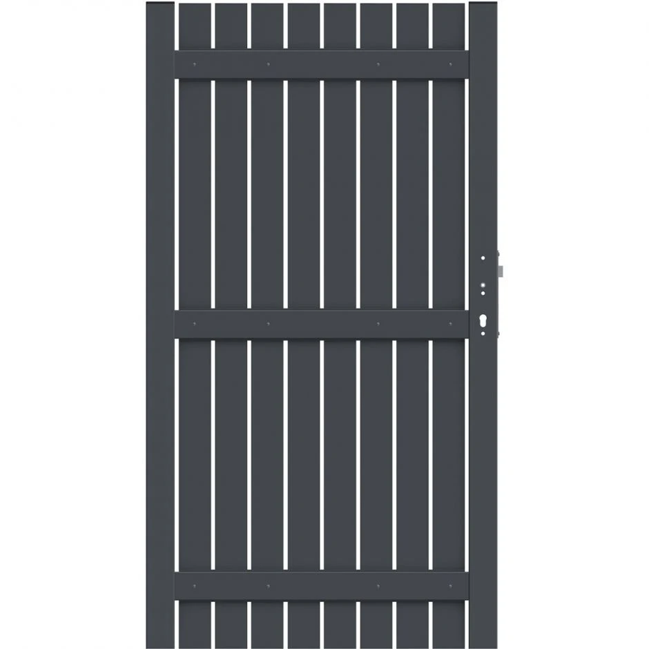 TraumGarten Alu-Tor Sichtschutzzaun SQUADRA Anthrazit â Bild 2