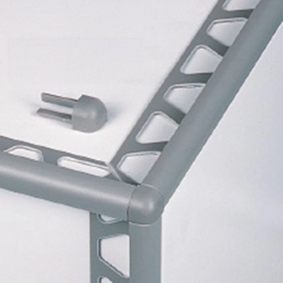 Schlüter-RONDEC PRO E GS Abschlussprofil Außenecke Kunststoff Graphitschwarz 11mm – Bild 2