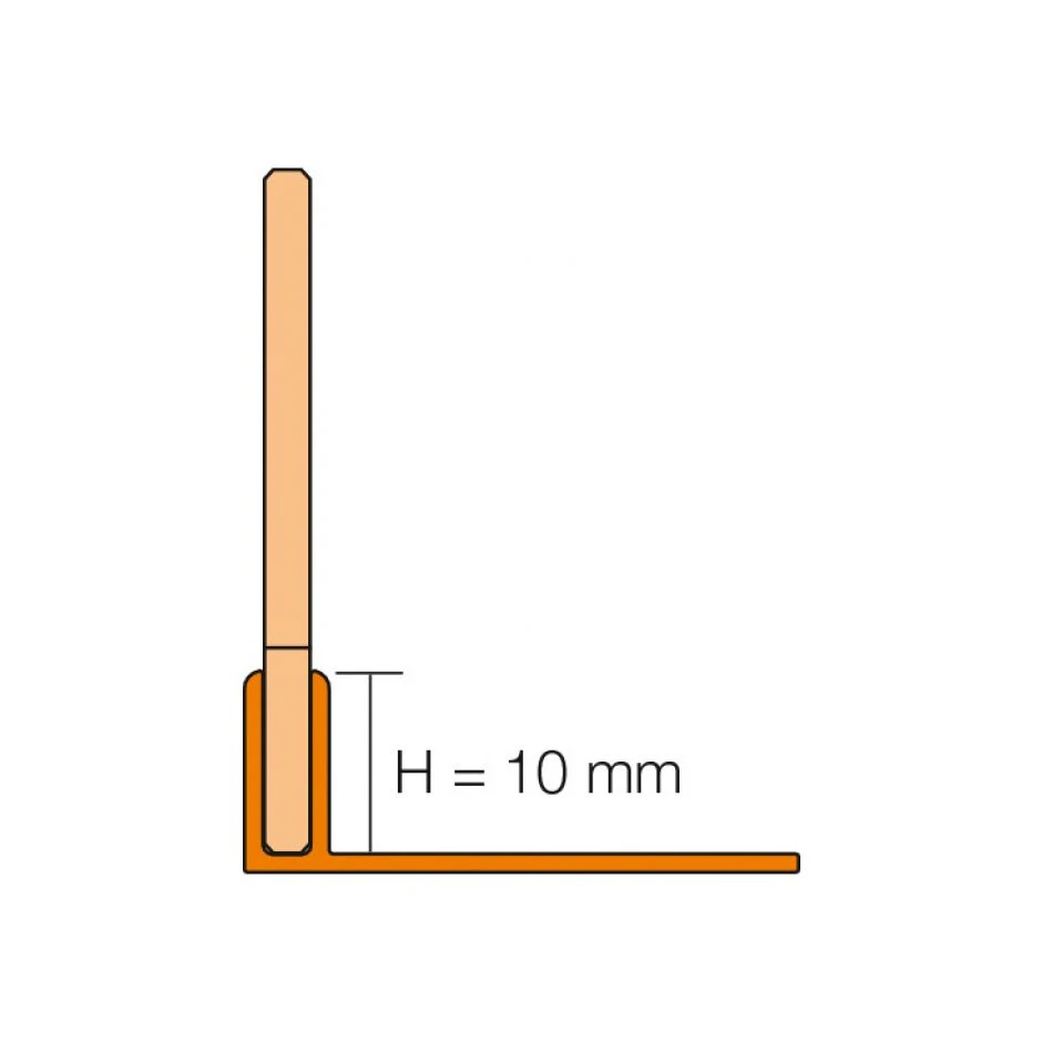 Schlüter-SHOWERPROFILE SPS 100 Gefällekeil V4A Edelstahl Gebürstet – Bild 3