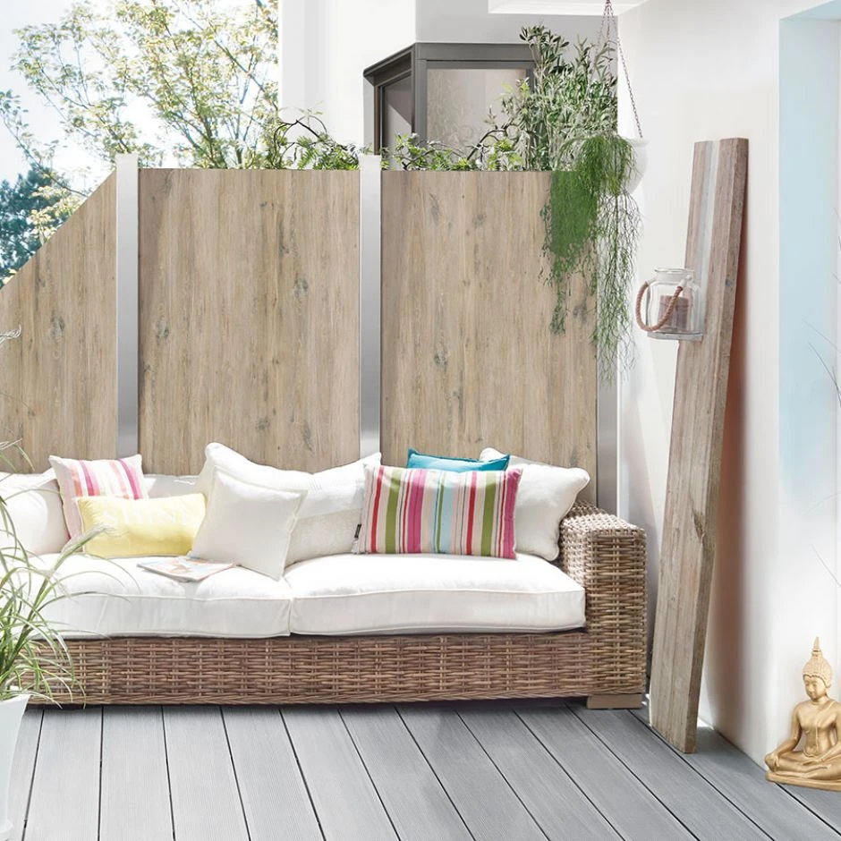 TraumGarten Sichtschutzelement SYSTEM BOARD KERAMIK Eiche â Bild 2