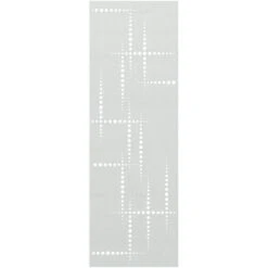 TraumGarten Sichtschutzzaun SYSTEM Designgitter PULS Silber